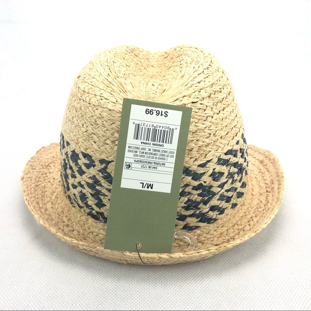 Goodfellow & Co. Straw Fedora Hat - Picture 3 of 4